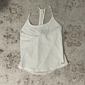 Under Armour White Tank Size Small
